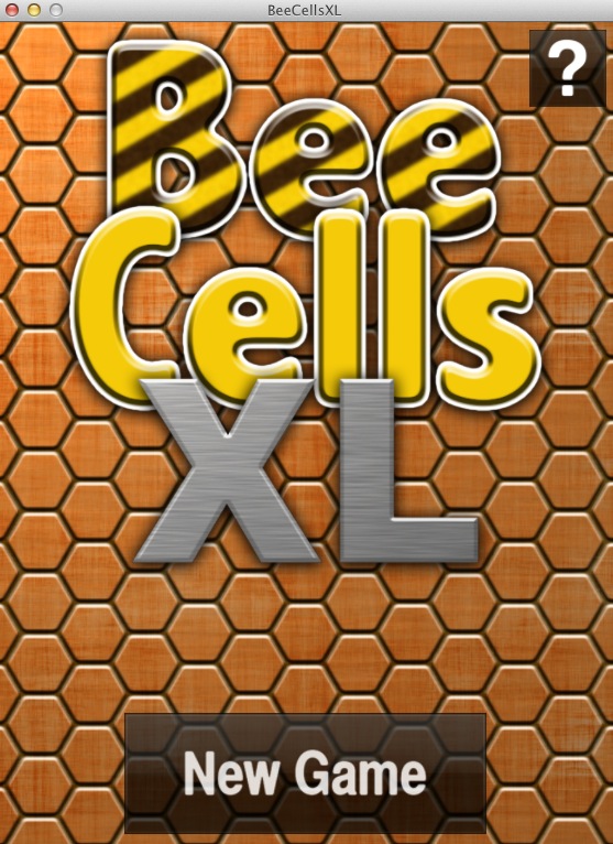 BeeCells XL 1.0 : Main menu