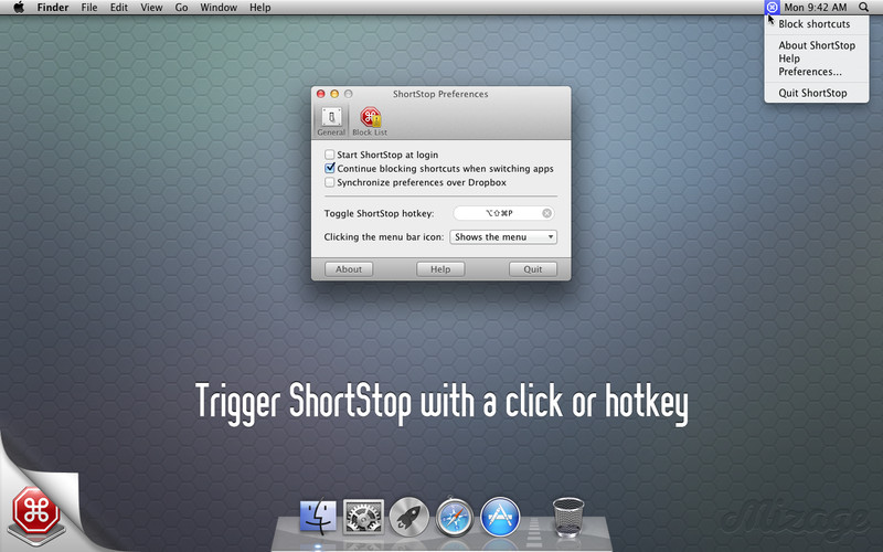 ShortStop 1.1 : ShortStop screenshot