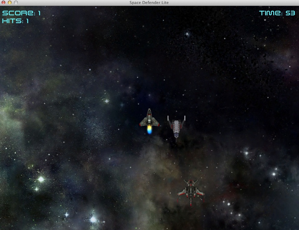 Space Defender Lite 1.1 : Gameplay