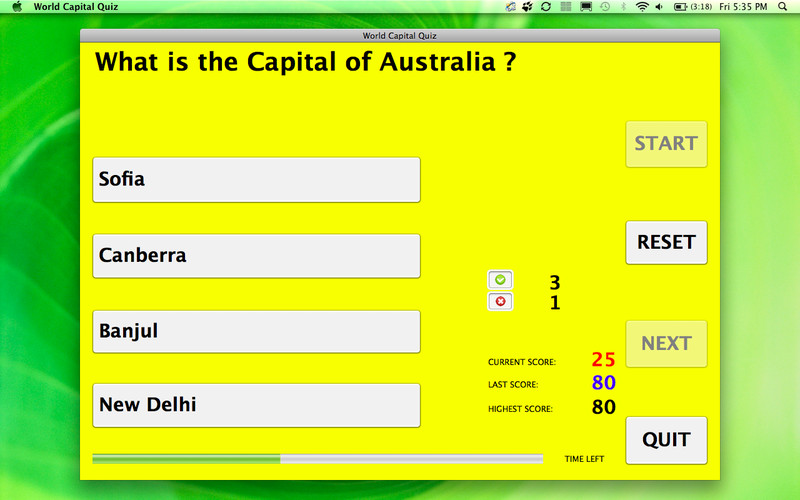 World Capital Quiz 1.0 : World Capital Quiz screenshot