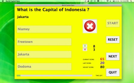 World Capital Quiz screenshot