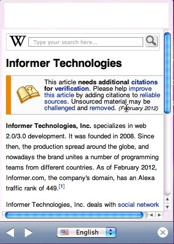 Wiki Tab 1.1 : Main Interface