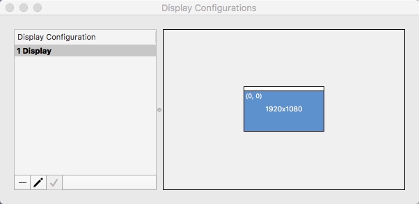 Stay 1.2 : Display Configurations