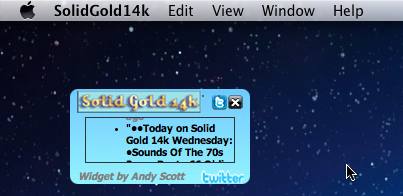 SolidGold14k Radio 1.0 : Main Window