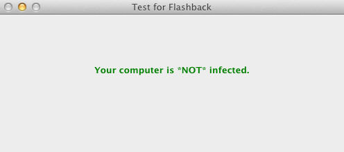 Test4Flashback 1.0 : Main Window