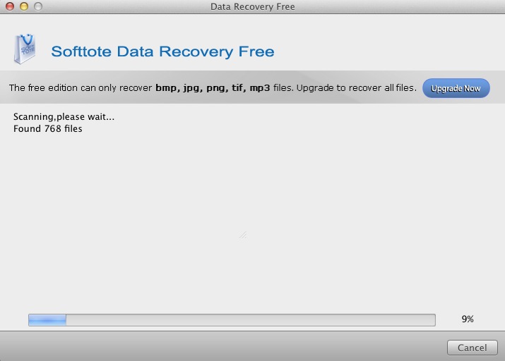 Data Recovery Free 3.5 : Scanning