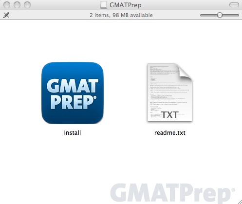 GMATPrep 2.0 : Main window
