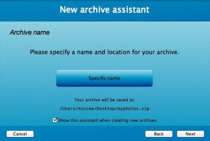 Creating Archive File