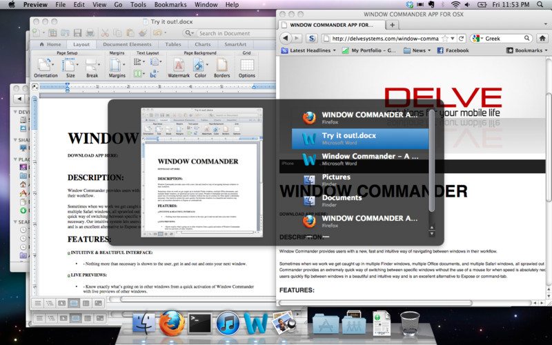 WindowCommander 2.0 : WindowCommander screenshot