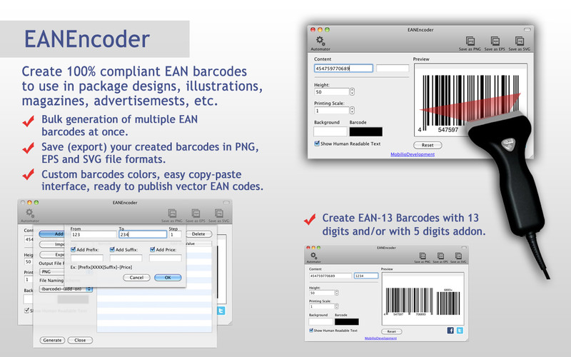 EANEncoder 1.5 : EANEncoder screenshot