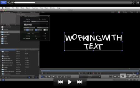 Course For Motion 5 103 - Animating Text screenshot