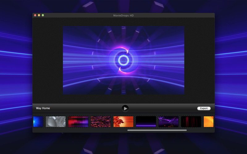 MovieDrops HD for iMovie and for Final Cut Pro 1.0 : MovieDrops HD for iMovie and for Final Cut Pro screenshot