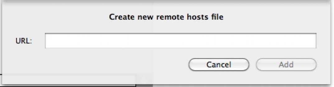 Create remote hosts file