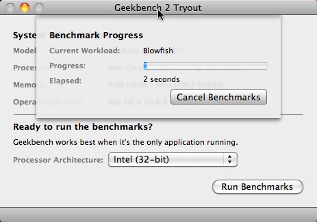 Geekbench 2.3 : Benchmarks