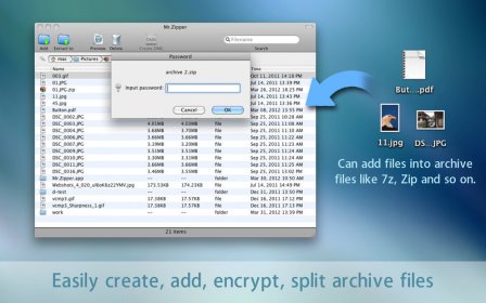 Mr. Zipper - Compress, extract and browse Zip, 7Z, Rar archives screenshot