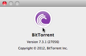 BitTorrent 7.3 : Main window