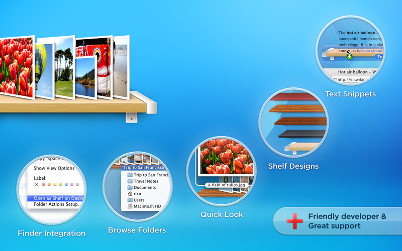 DesktopShelves 2.1 : DesktopShelves screenshot
