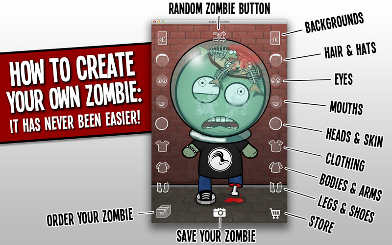 Make A Zombie 1.3 : Make A Zombie screenshot