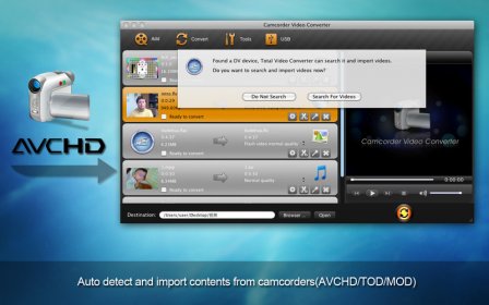Camcorder Video Converter screenshot
