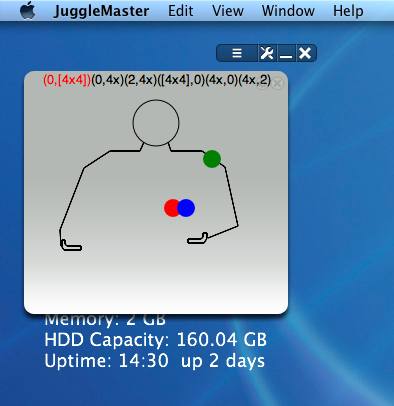 JuggleMaster 1.0 : Main Window