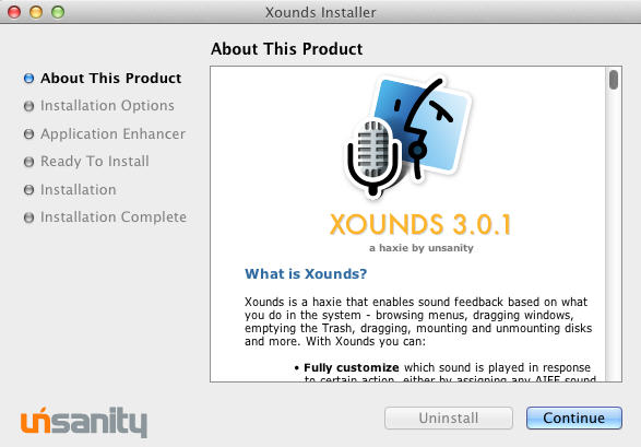 Xounds Installer 3.0 : Setup