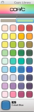 SketchBook Copic Edition 1.1 : Color library