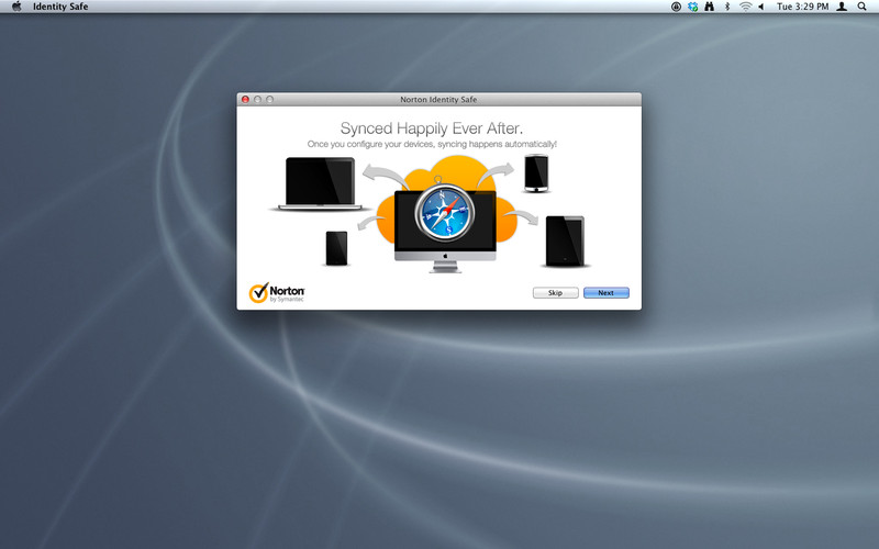 Norton Identity Safe (for Safari) 1.0 : Norton Identity Safe (for Safari) screenshot