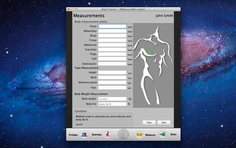 Body Tracker 1.0 : Body Tracker screenshot