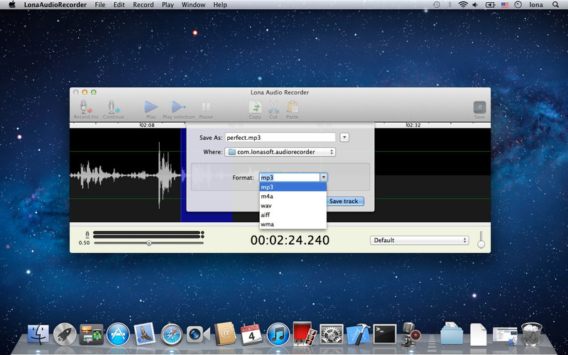 Lona Audio Recorder 2.2 : Lona Audio Recorder screenshot