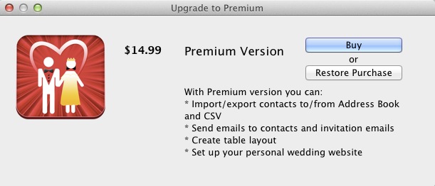 WeddingLan 2.1 : Premium version