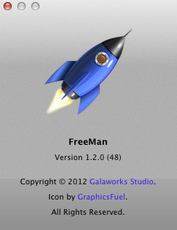 FreeMan 1.2 : About window