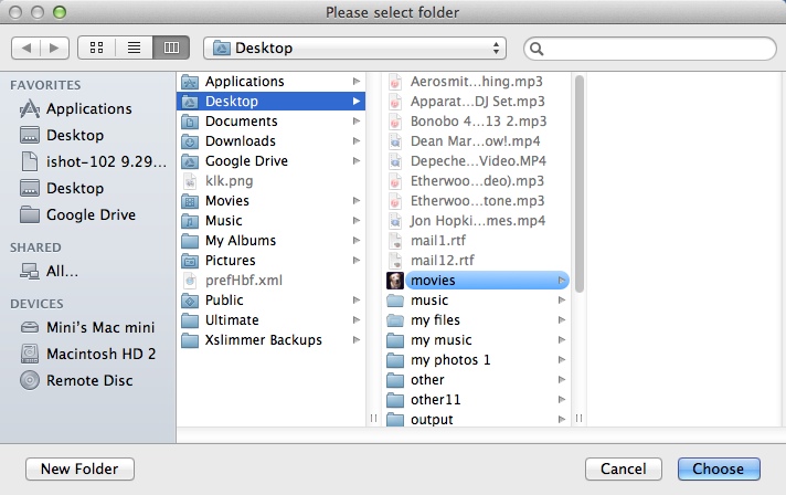4Media Ringtone Maker 2.0 : Selecting Output File Destination Folder