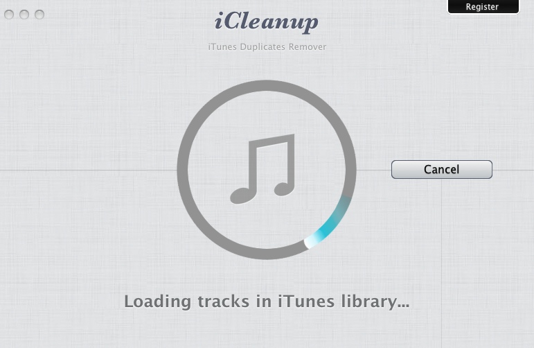 iCleanup 2.0 : Scanning iTunes Library
