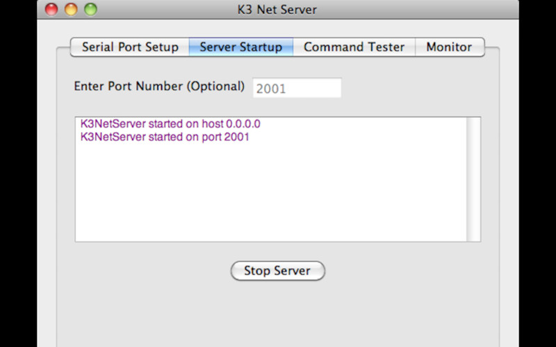 K3NetServer 1.1 : K3NetServer screenshot