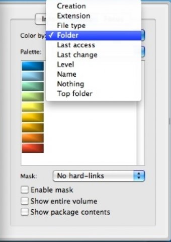 "Color by" options