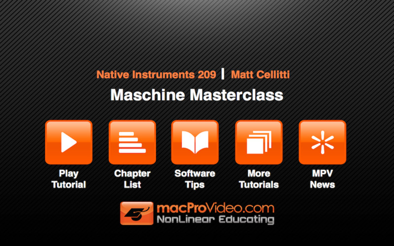 NI 209 - Maschine Masterclass 1.0 : NI 209 - Maschine Masterclass screenshot