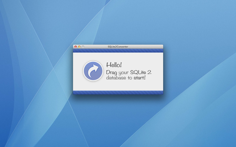 SQLite2Converter 1.0 : SQLite2Converter screenshot