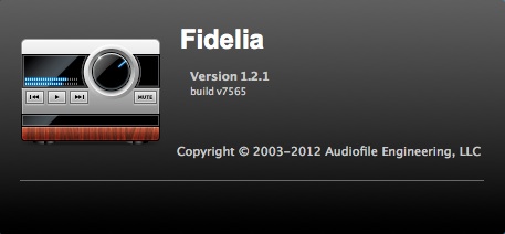 Fidelia 1.2 : About Window