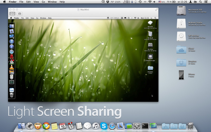 Light Screen Sharing - Remote desktop 1.2 : Light Screen Sharing - Remote desktop screenshot