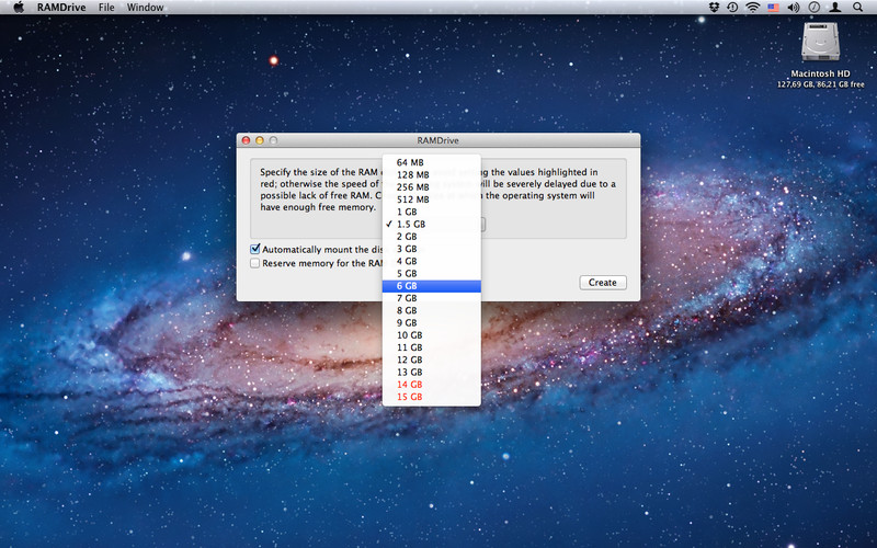 RAMDrive 2.0 : RAMDrive screenshot
