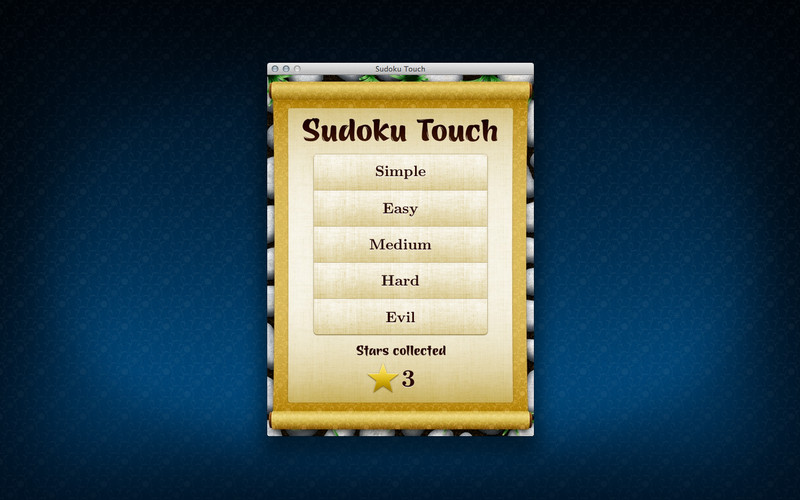 Sudoku Touch 1.0 : Sudoku Touch screenshot