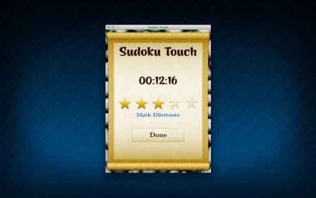 Sudoku Touch screenshot