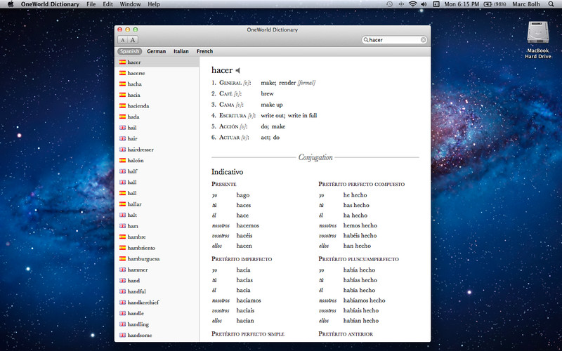OneWorld Dictionary 2.1 : One World Dictionary screenshot