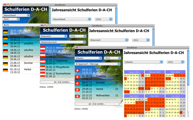 Schulferien D-A-CH-NL-FR : Schulferien D-A-CH-NL-FR screenshot