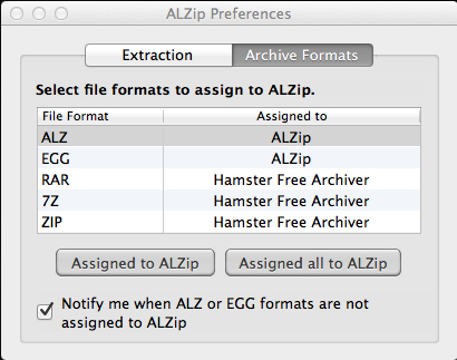 ALZip : Archives