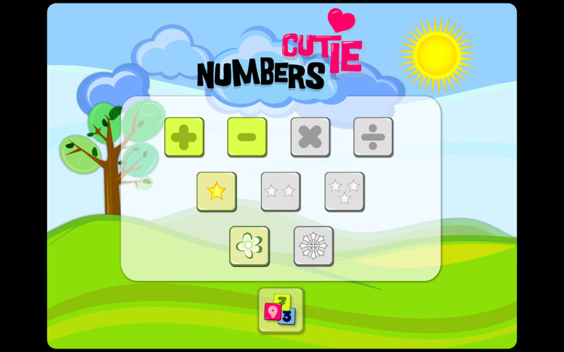 CutieNumbers 1.2 : CutieNumbers screenshot