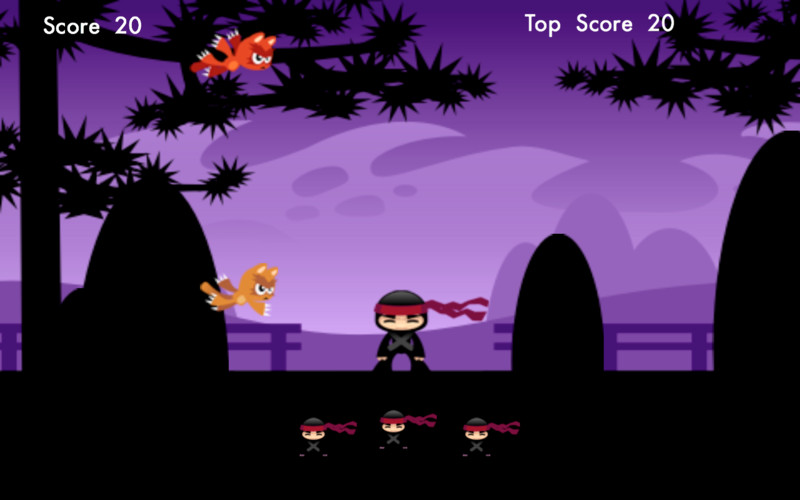 Ninja Cat Attack 1.0 : Ninja Cat Attack screenshot