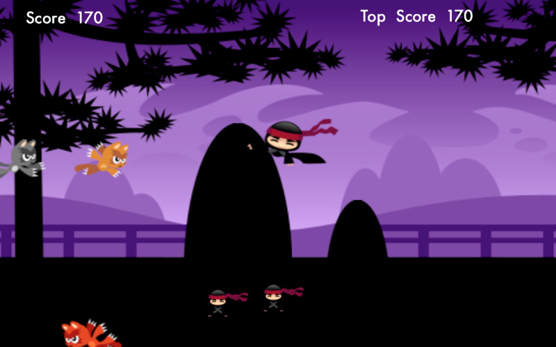 Ninja Cat Attack 1.0 : Ninja Cat Attack screenshot