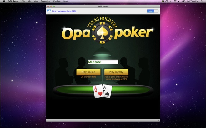 Opa Poker 1.1 : General view