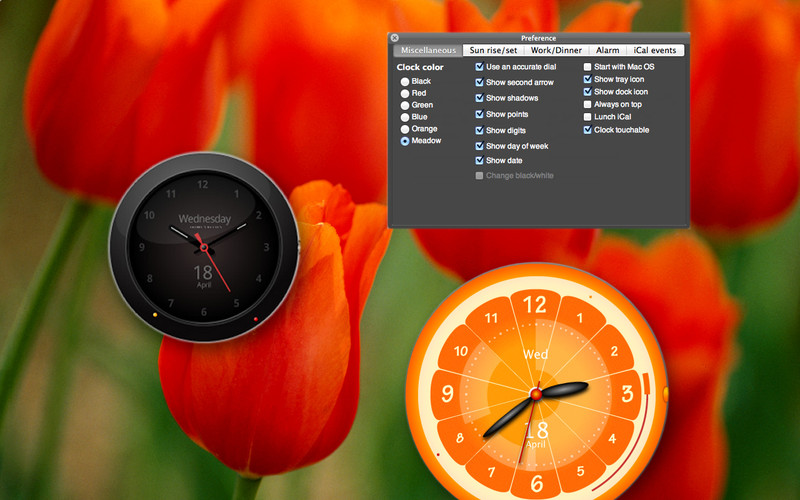 Alarm Clock Gadget Plus – Clock with Alarm and Calendar 1.1 : Main Window